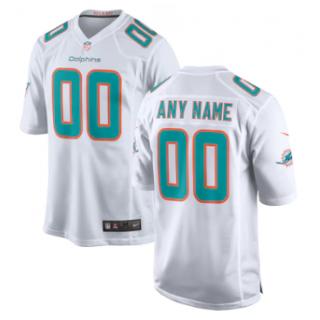 Custom , Miami Dolphins - White